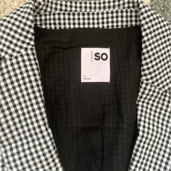 NWT Black and White Blazer - Picture 3 of 5